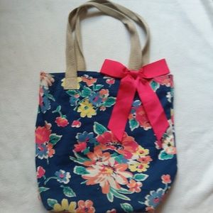 A floral shoulder bag